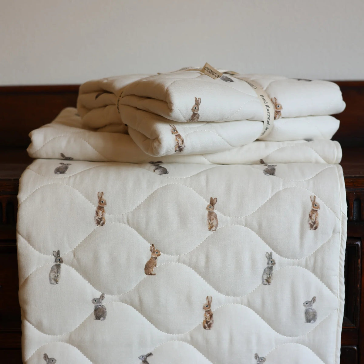 Quilted baby blanket - Bunny