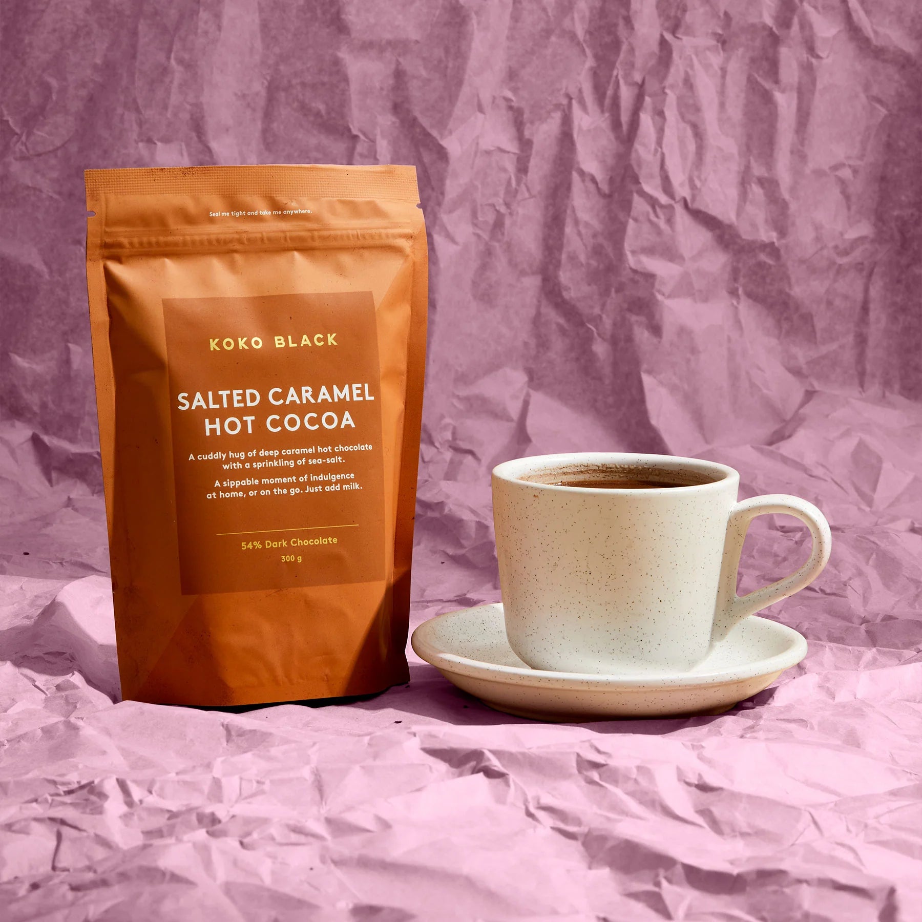 Salted Caramel Hot Cocoa - KOKO BLACK