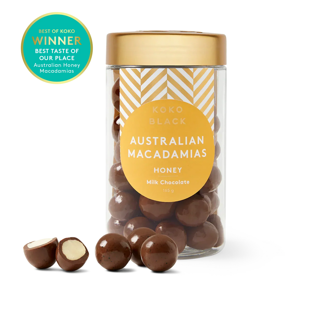 Australian Honey Macadamias 165g - KOKO BLACK