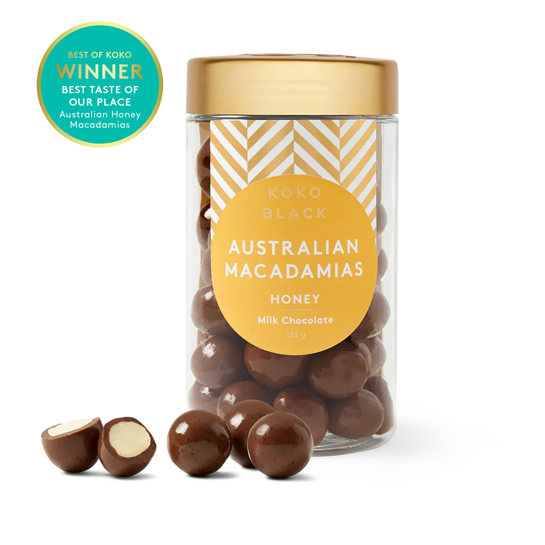 Australian Honey Macadamias 165g - KOKO BLACK