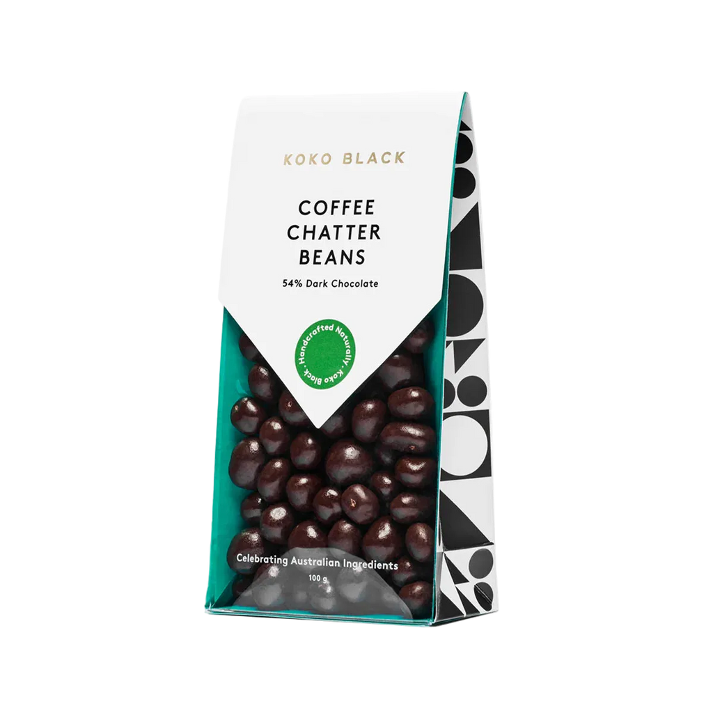 Coffee Chatter Beans Dark Chocolate - KOKO BLACK