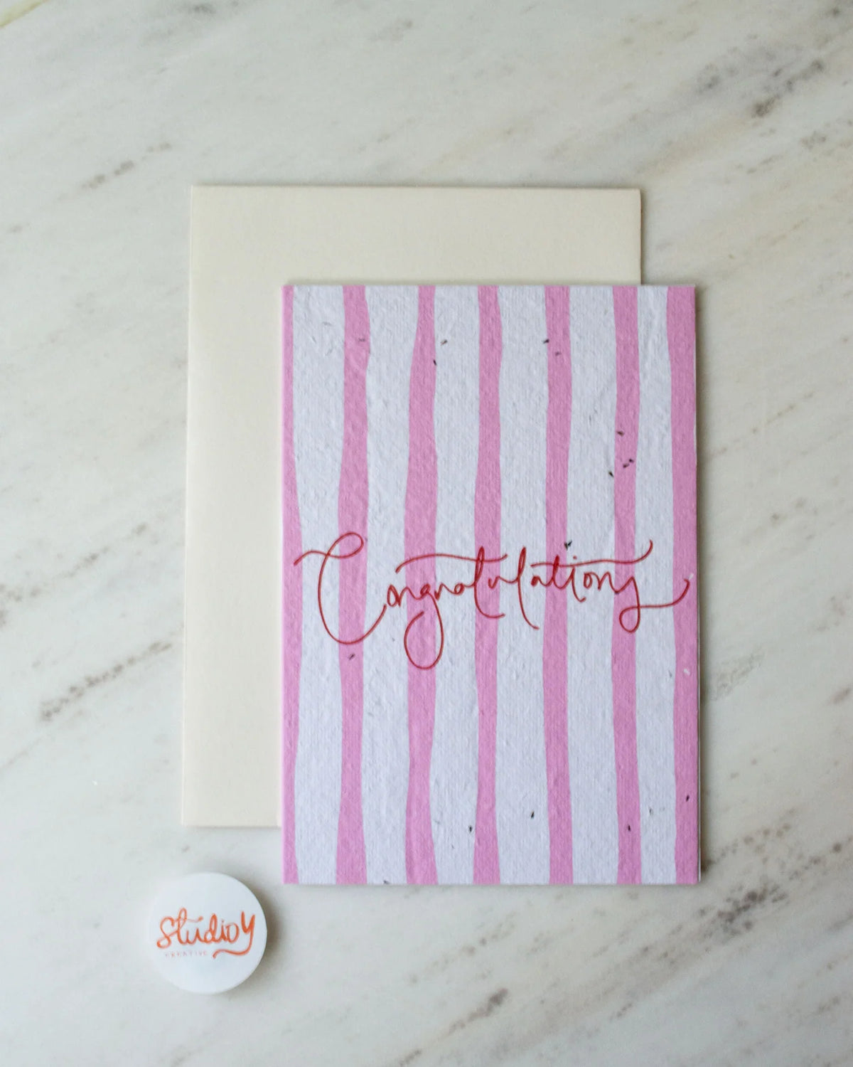 Card - CONGRATULATIONS (STRIPES)
