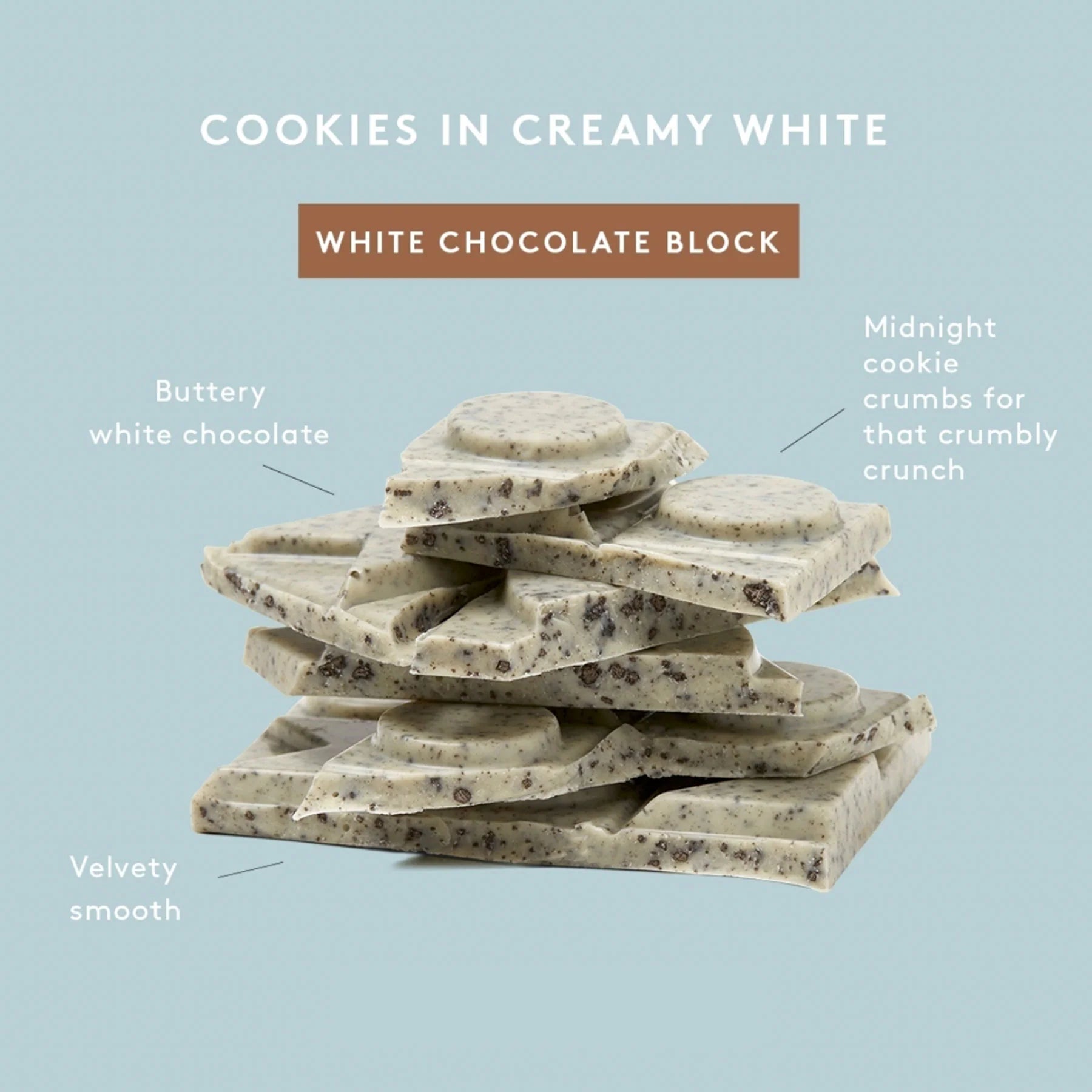Cookies In Creamy White Block - KOKO BLACK
