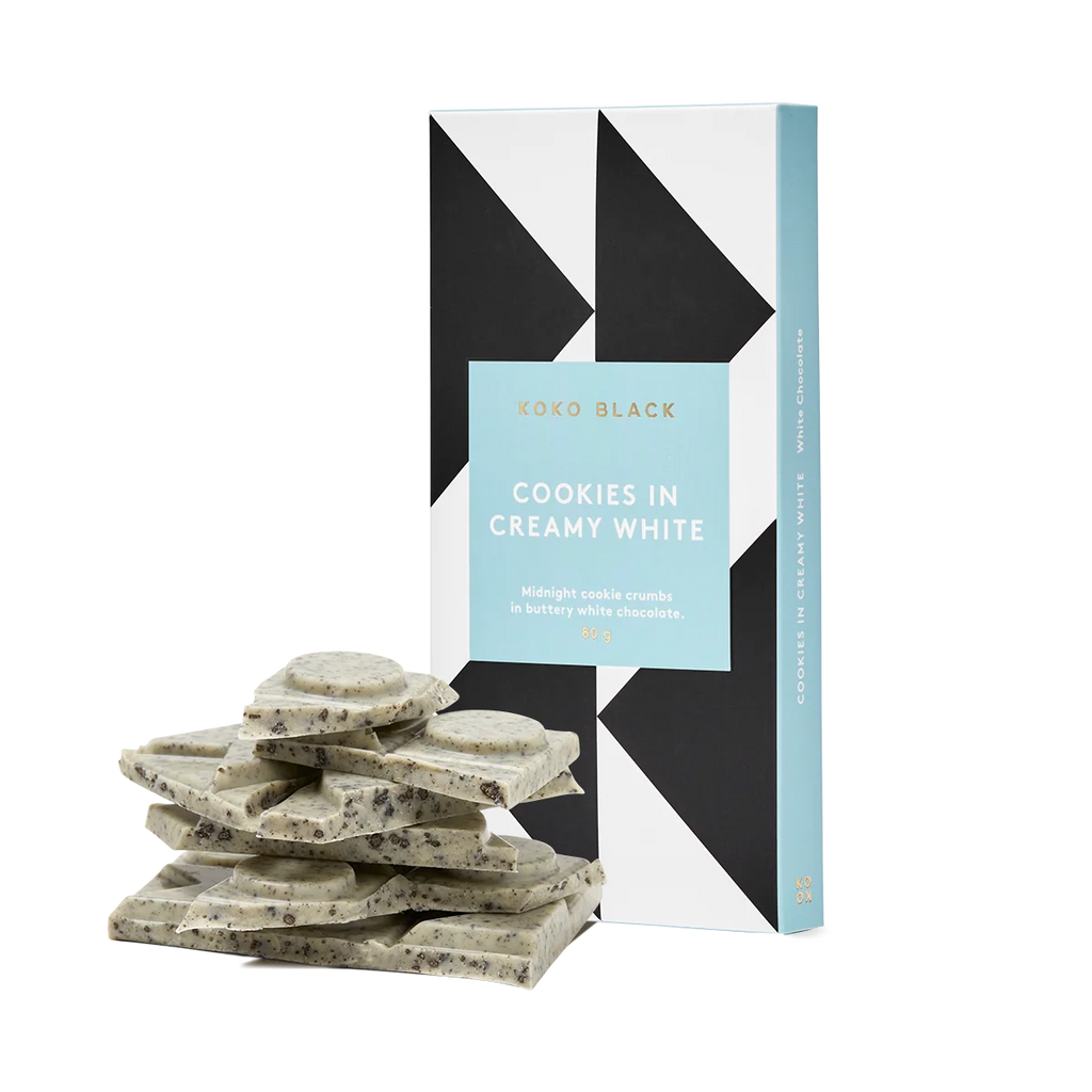 Cookies In Creamy White Block - KOKO BLACK