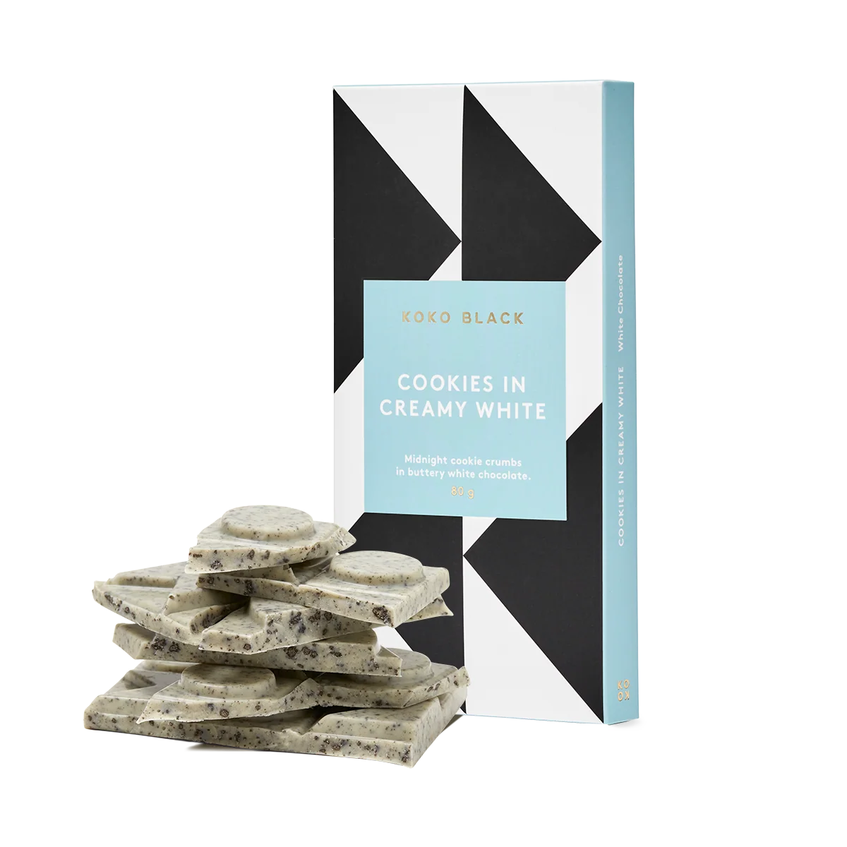 Cookies In Creamy White Block - KOKO BLACK
