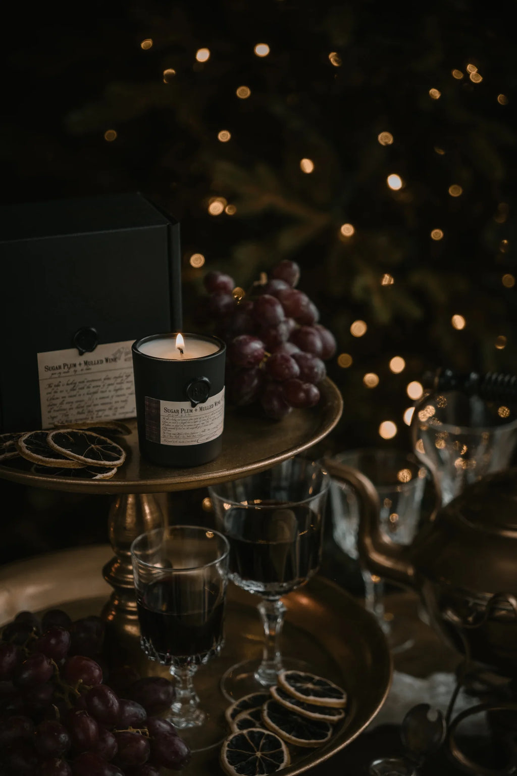 Sugar Plum + Mulled Wine Candle 330g