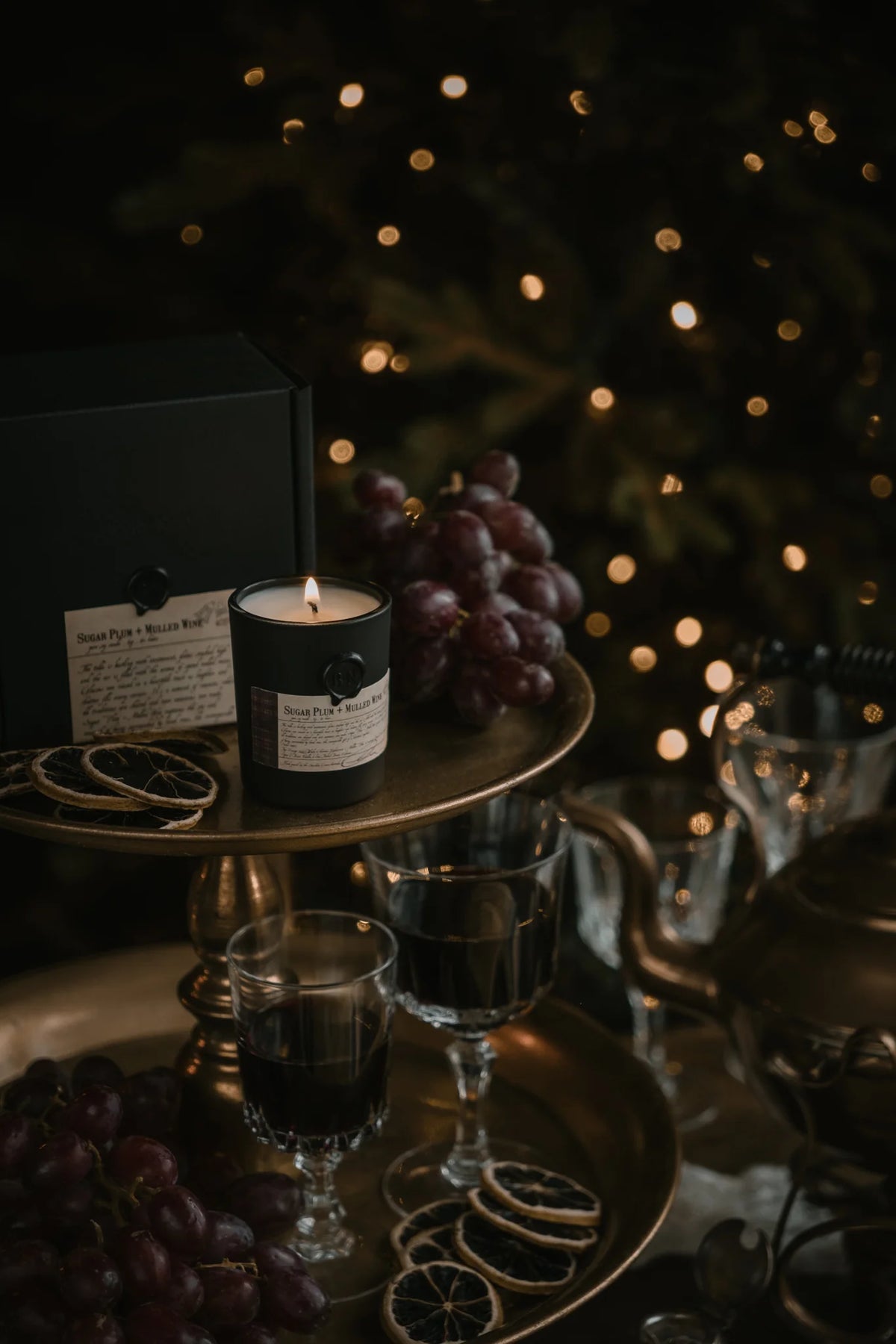 Sugar Plum + Mulled Wine Candle 330g