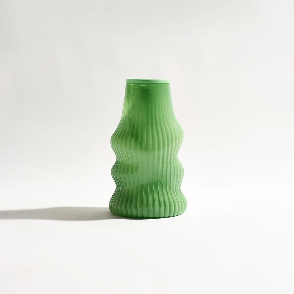 Green Fleur Vase