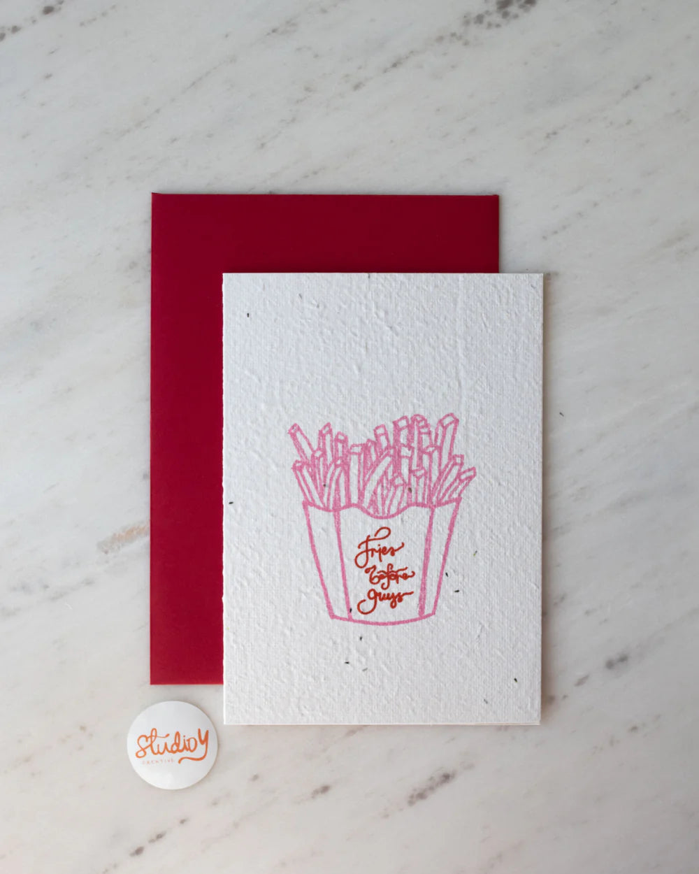 Card - FRIES BEFORE GUYS