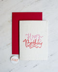 Card - HAPPY BIRTHDAY (PINK)