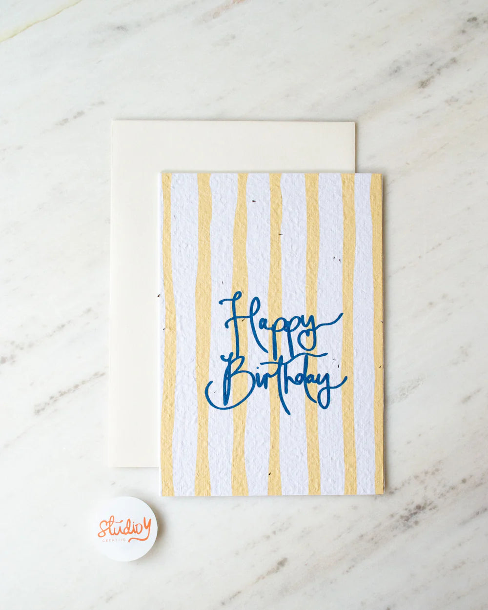 Card - HAPPY BIRTHDAY (STRIPE)