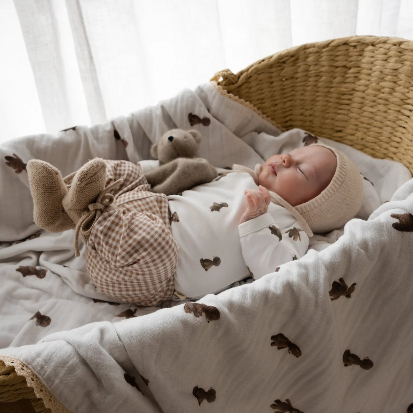 Baby Heirloom blanket - Teddy Bear
