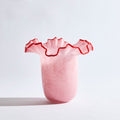 Pink Glass Venus Vase
