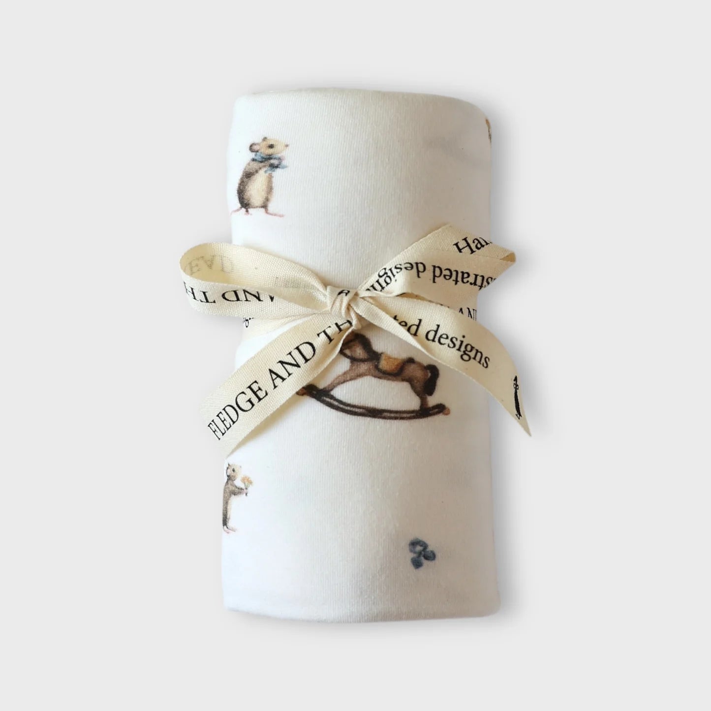 Stretch Swaddle - Mouse & Rockinghorse