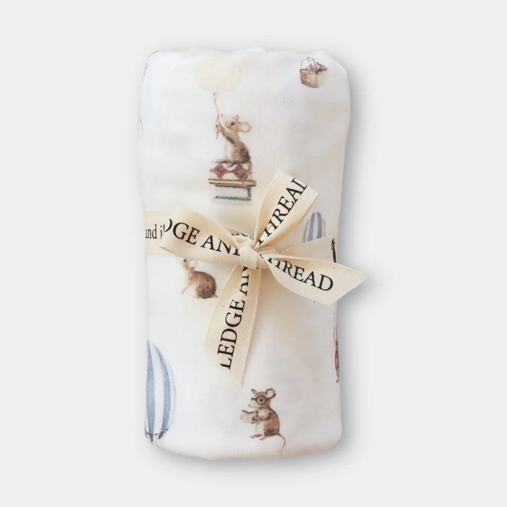 Stretch Swaddle - Mouse & Air Balloon