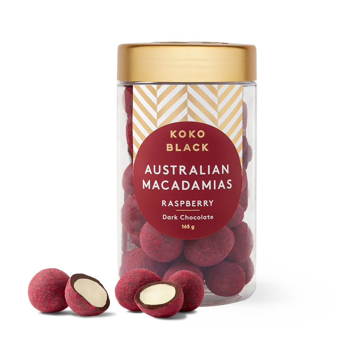 Australian Raspberry Macadamias 165g - KOKO BLACK