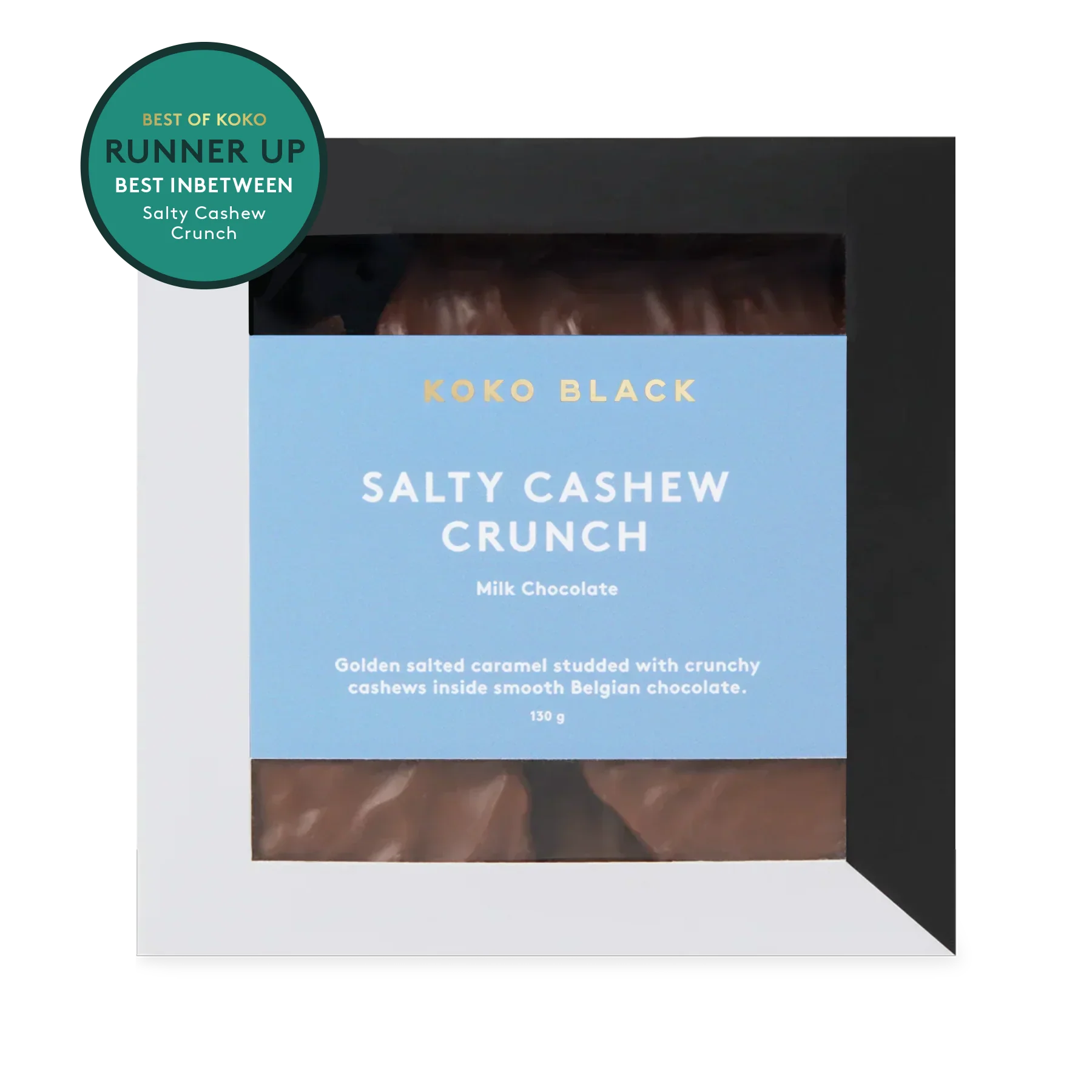 Salty Cashew Crunch Milk Chocolate 130g - KOKO BLACK