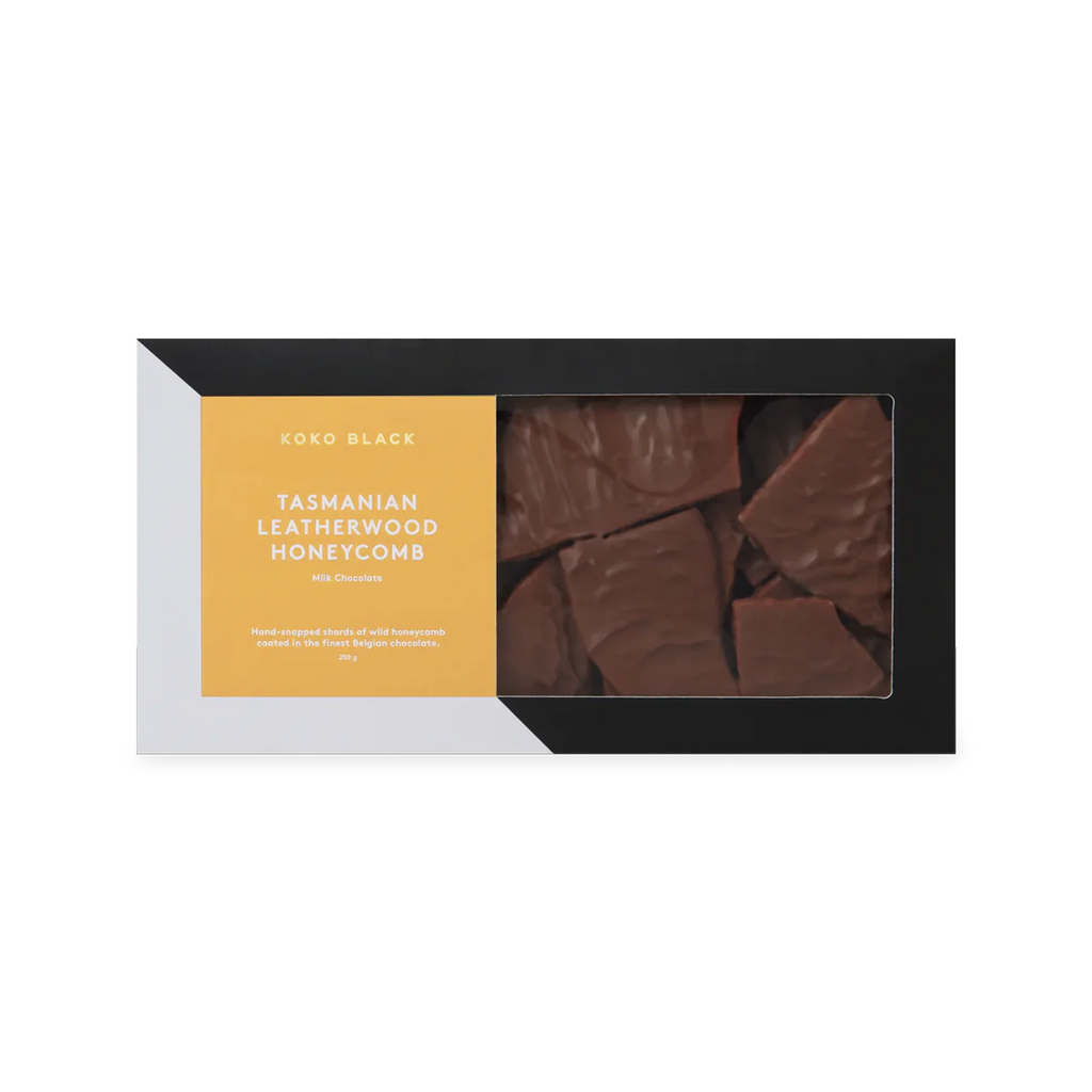 Tasmanian Leatherwood Honeycomb Milk Chocolate 250g - KOKO BLACK