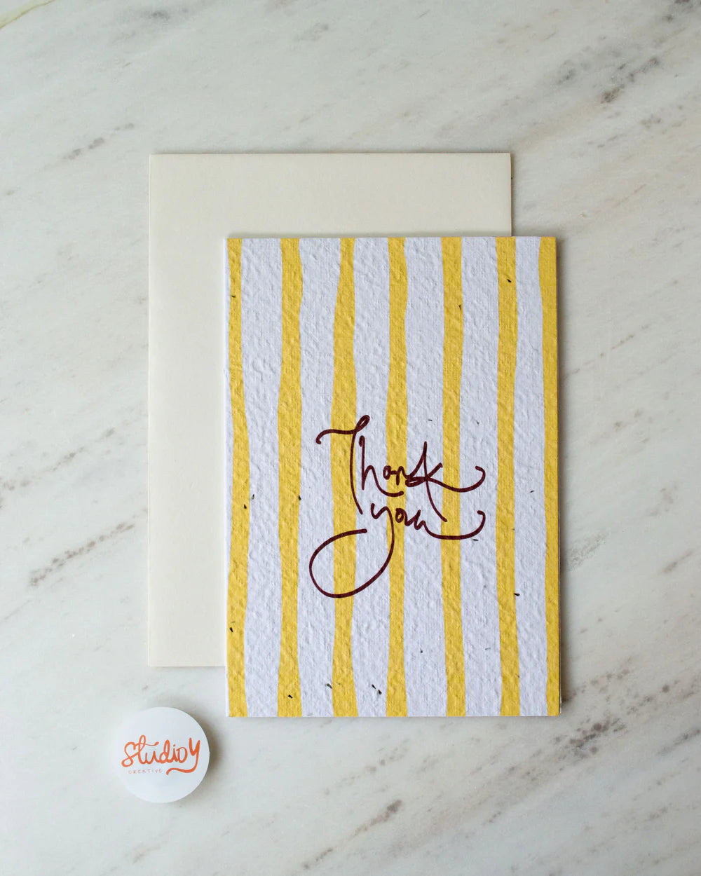 Card - THANK YOU (STRIPES) 
