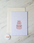 Card - TIERED VINTAGE CAKE
