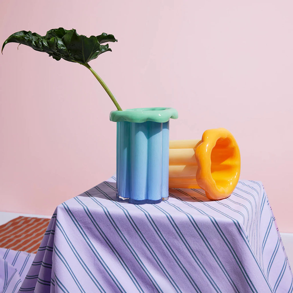 Buttercup Blue Vase
