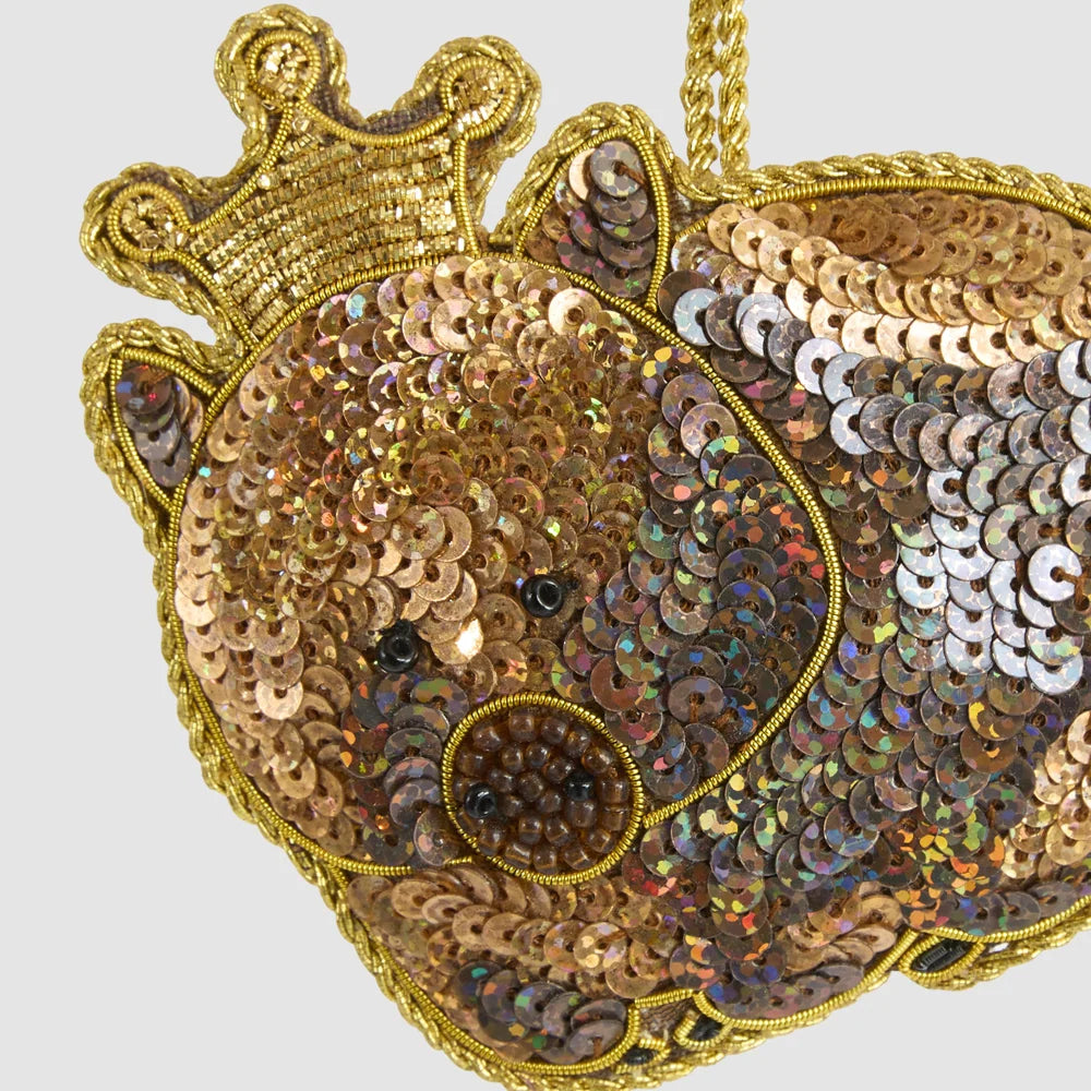 Warren The Wombat Sequin Decoration