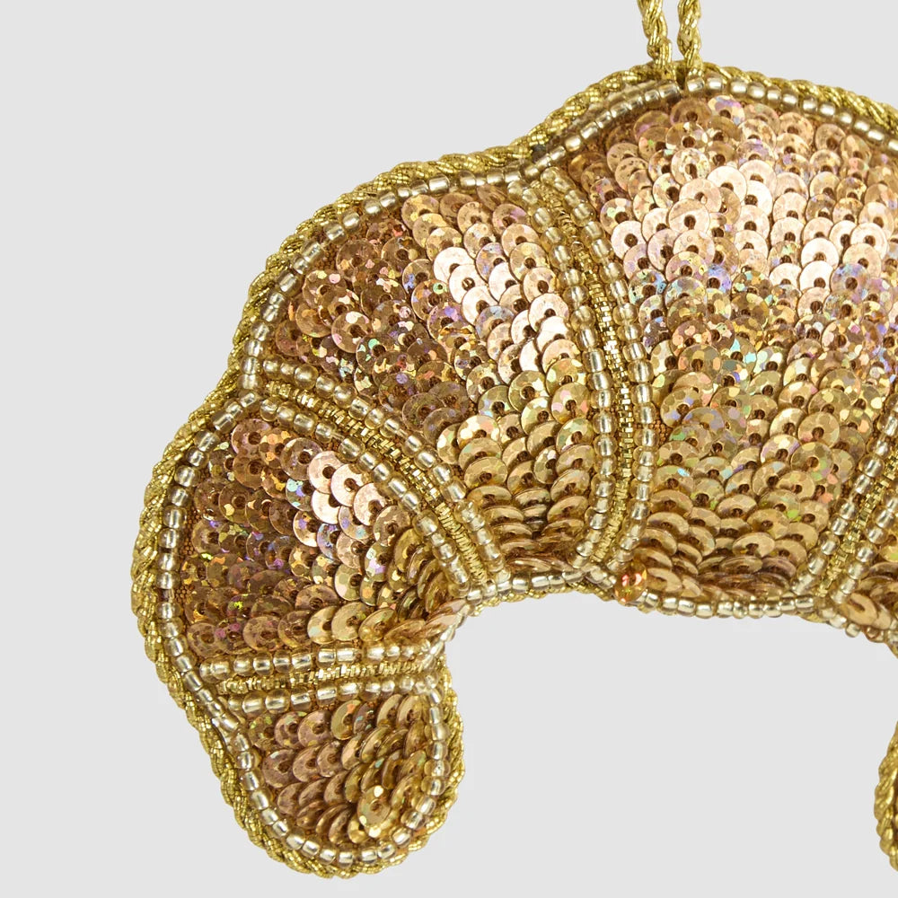 Le Croissant Sequin Decoration