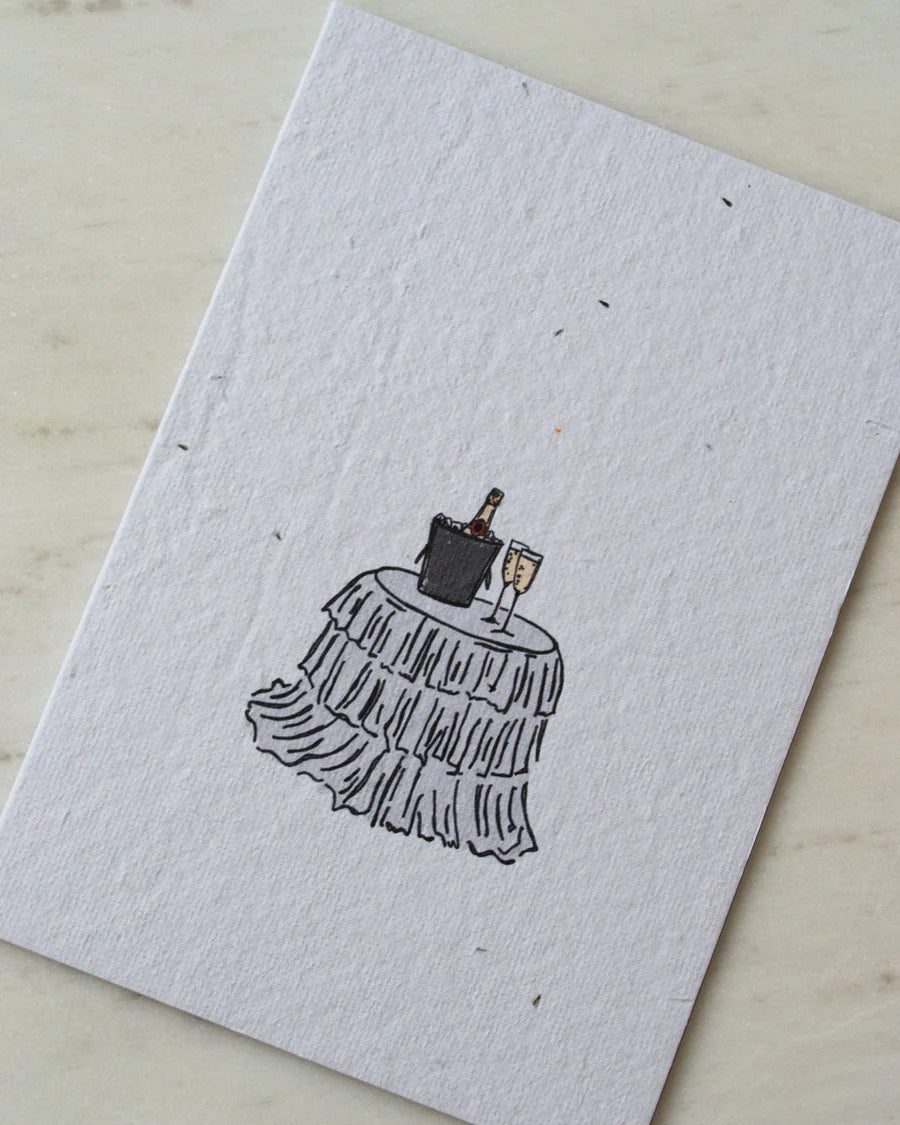 Card - CHAMPAGNE TABLE