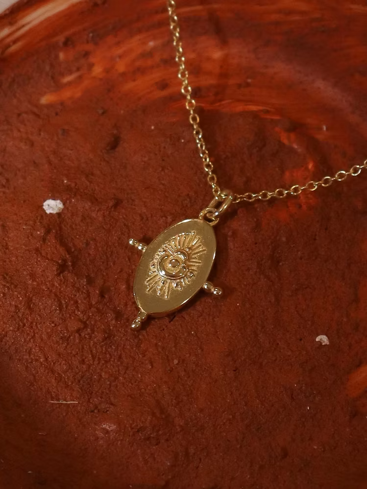 Lakkari Art 18k Gold Vermeil Signature Necklace