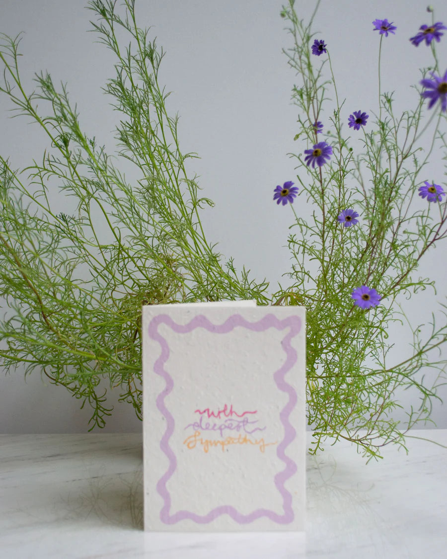 Card - SYMPATHY (LILAC)