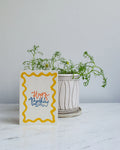 Card - HAPPY BIRTHDAY (YELLOW)