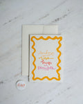Card - LOVE, HUGS, AND STRENGTH (YELLOW)