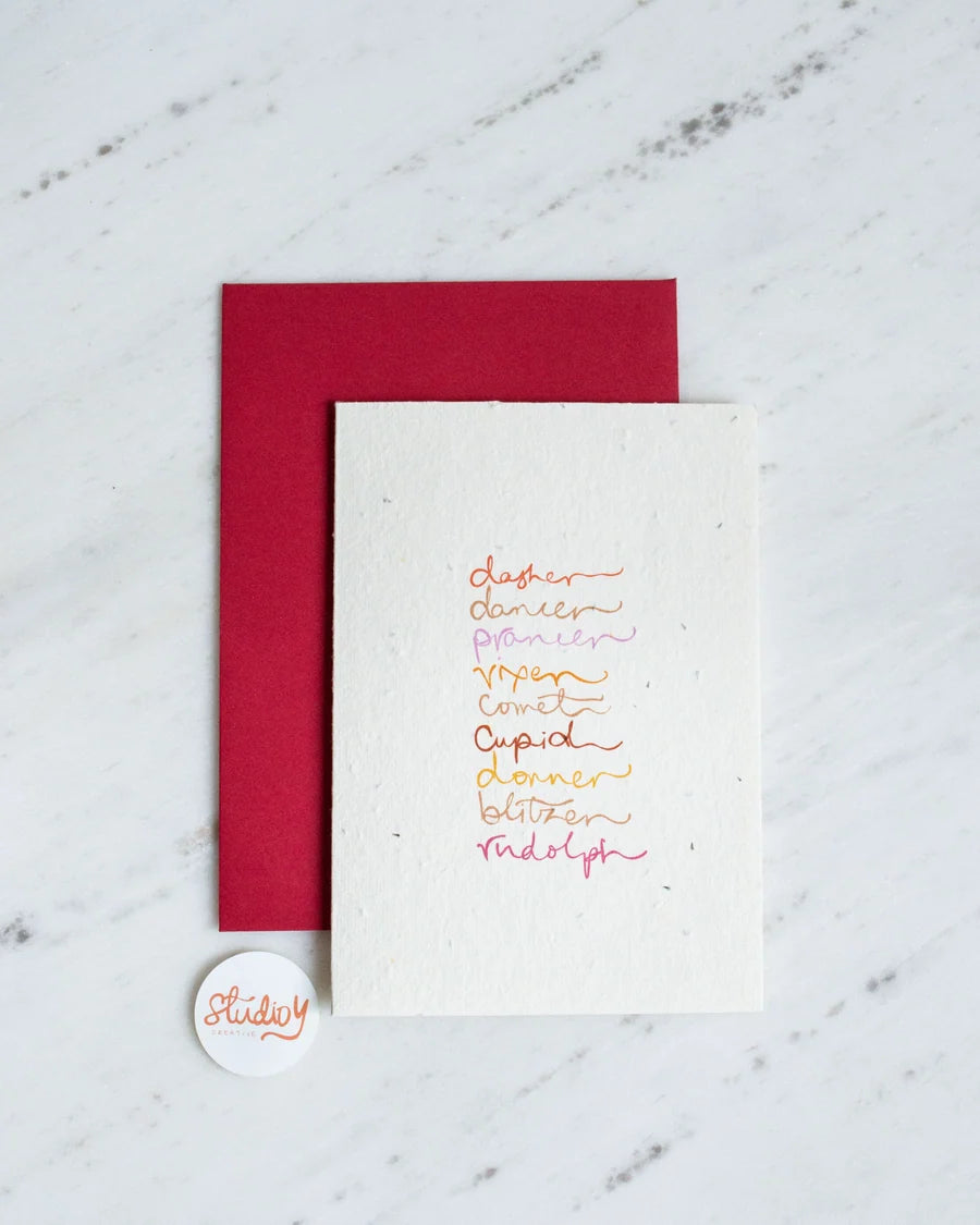 Card - REINDEERS