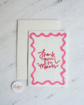 Card - THANK YOU SO MUCH (PINK)