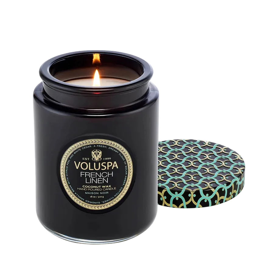 VOLUSPA French Linen 100hr Candle