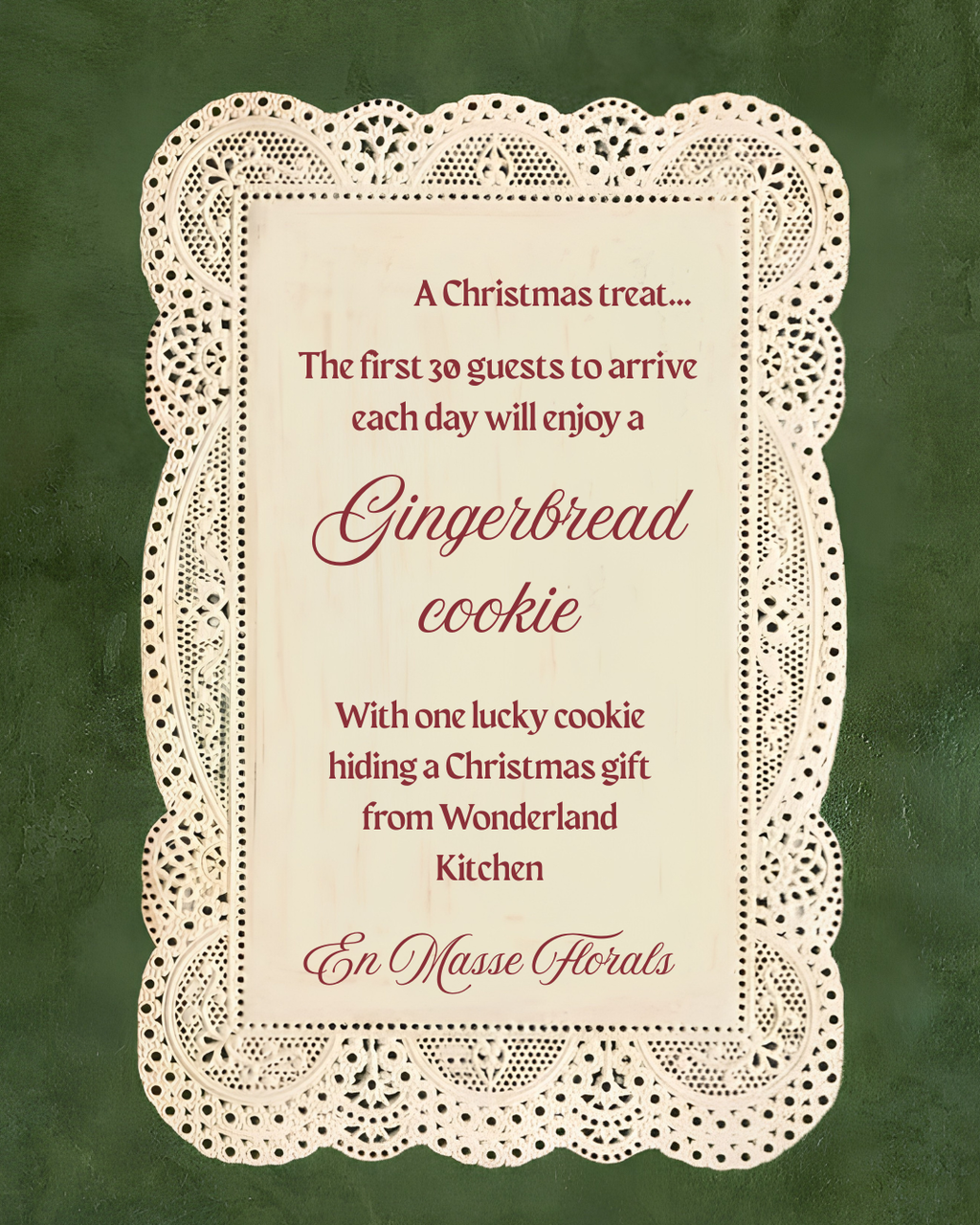 CHRISTMAS MARKET RSVP 14TH & 15TH NOV