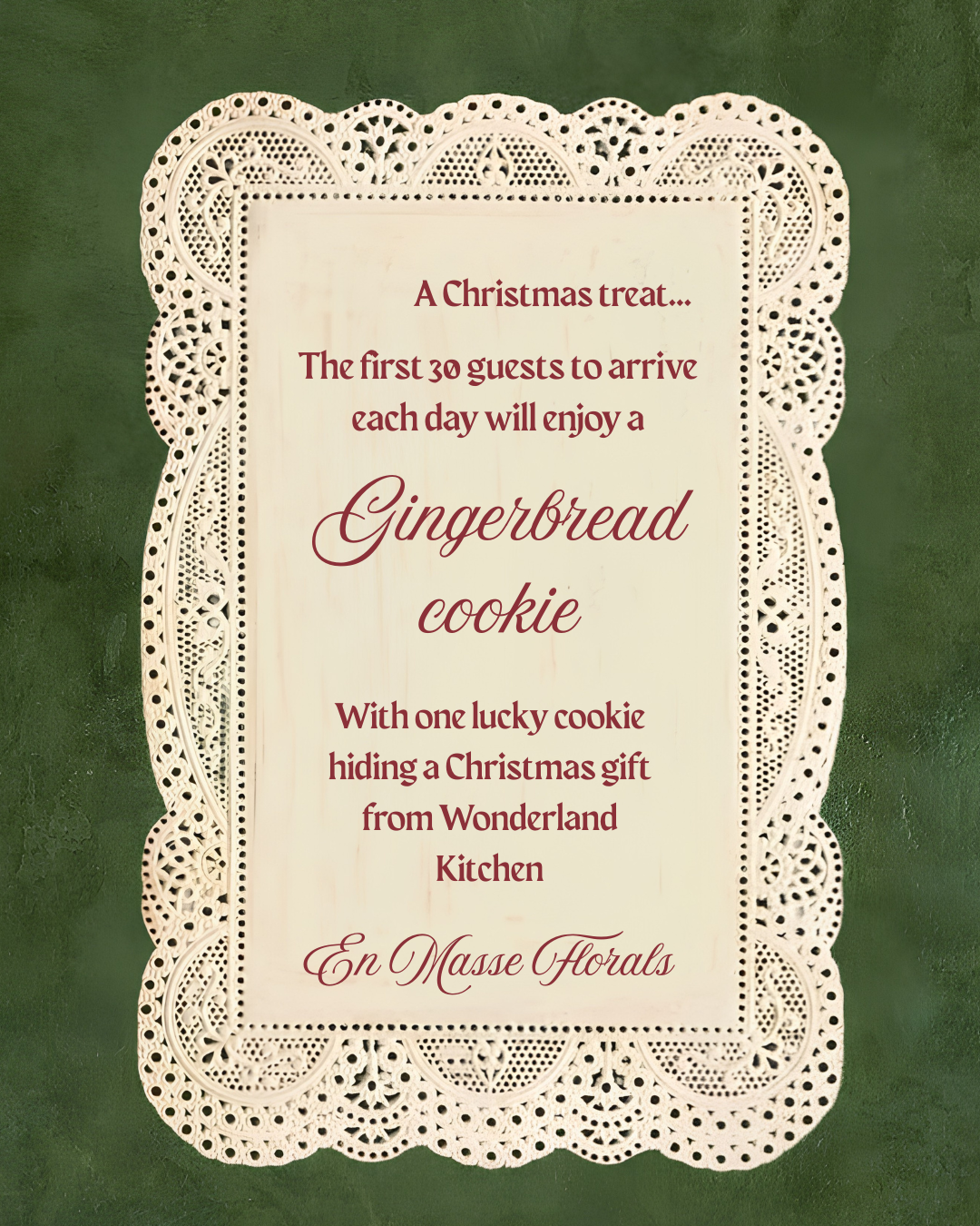 CHRISTMAS MARKET RSVP 14TH & 15TH NOV